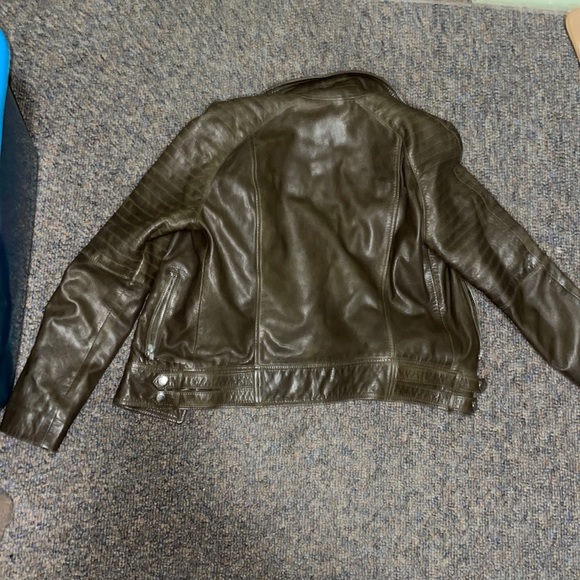 BB Dakota, brown leather Jacket size S - Picture 2 of 3